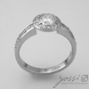 Diamond Ornament Halo Ring - Image 3