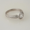 Diamond Ornament Halo Ring - Image 2