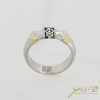 Decorative Silver & Gold Ring - Image 2