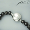 Royal Black Freshwater Pearl Necklace - Image 3