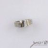 Fine Coiled Silver & Gold Ring - Image 2