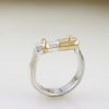Jointly Gold & Silver Wedding Ring - Image 2