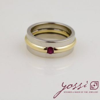 Shimmering Ruby Dress Ring