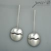 Prestigious Domed Wave Drop Earrings - Image 2