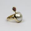 Luxury Pearl & Ruby Ring - Image 2
