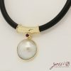 Royal Pearl Ruby & Diamonds Pendant - Image 6