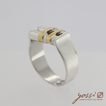 Shimmering Garnet Ring